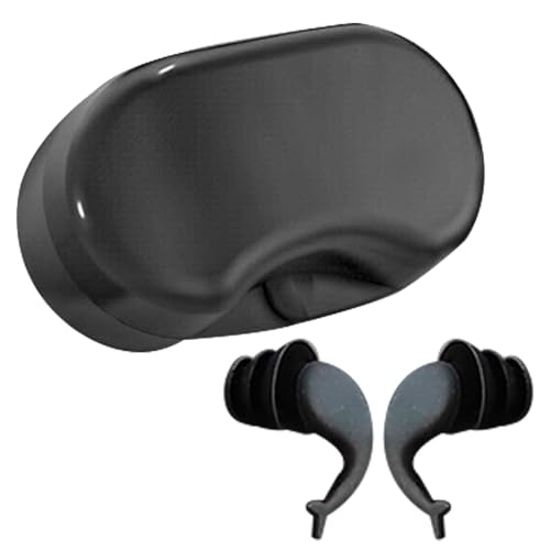 睡眠用耳栓 ノイズキャンセリング,耳栓 ノイズキャンvセリング |高温耐性があり、環境に優しいシリコン素材で作られたこの睡眠用耳栓dは、洗って繰り返し使用でき、 耳栓防音耳栓 - シリコン製睡眠用耳栓、旅行用ノイズキャンセリング耳栓1組、男性用フィッシュテ