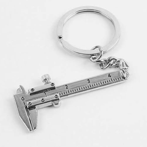 Générique Porte-clés Mini Pied à Coulisse à Vernier en Alliage de Zinc, Design Multifonction, Lot de 3, Outil de Mesure Portable pour Voyage et Décorations Suspendues – vue 4