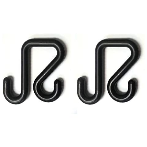 James Development Group Made in The USA - Look at Our Reviews! 242-STNB Bucket Hooks for 2" Aerial-Bucket Lip, Two (2) Hooks Included Cover