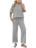 Sampeel Two Piece Sets for Women Summer Petite Lounge Sets Travel Airport Outfits Cruise Business...