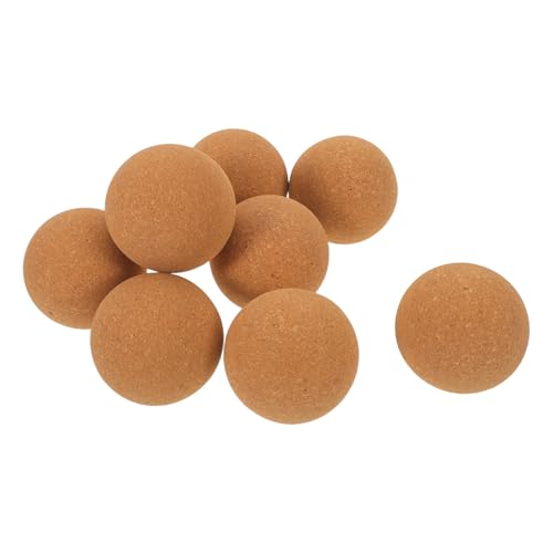 ULTECHNOVO 8 Piezas Tapones de Corcho Redondos de Madera Hechos Mano de Cierre para Botellas y Decantadores Sellado Natural para y Bebidas