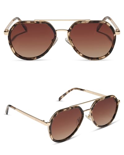 DIFF Joey Oversized Aviator Sunglasses