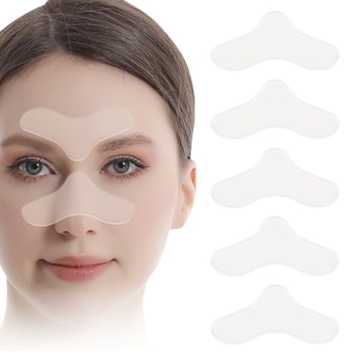 GXGM 5 Stück Cpap Nasenpads, Cpap Nasenbrücke Für Masken, Cpap Nasenpolster Maske,Cpap Zubehör, Schützen Sie Ihre Nase Und Reduzieren Sie Gleichzeitig Cpap Maskenlecks (3.5 * 10Cm)