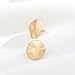 Olbye Coin Disc Studs Earrings Gold Circle Earrings Charm Earring Body Jewelry for Women
