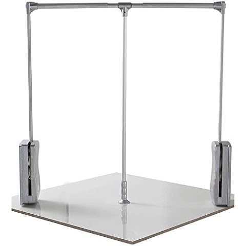 uyoyous Pull Down Closet Rod Cover