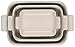 Le Creuset Stoneware Heritage Set 3 Rectangular Dishes, Artichaut