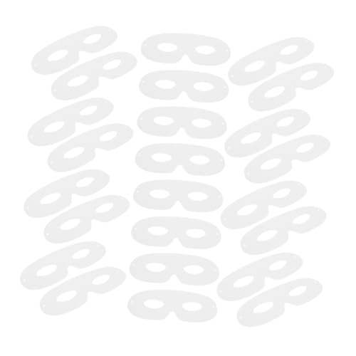 Abaodam 80pcs Blank Craft Masks Hand-painted Paper Masks for Halloween Birthdays Parties Cosplay Creative Art Activity for Boys and Girls and Adults for Family Bonding