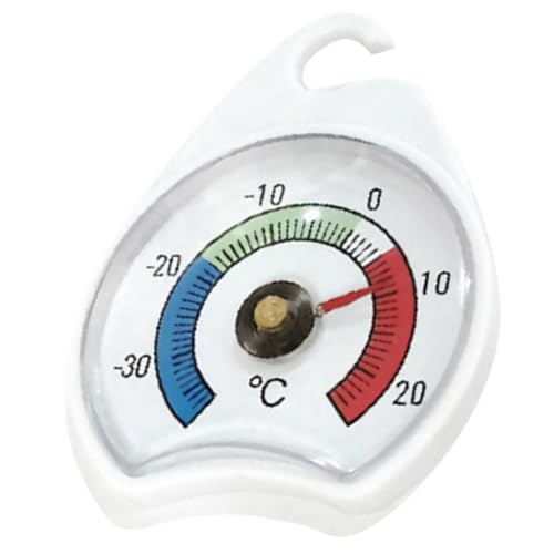 PartyKindom Termometro da Frigorifero e Congelatore Portatile con Indicatore Precisione per Cucina Supermercati e Conservazione Alimenti Misurazioni Affidabili per Condizioni