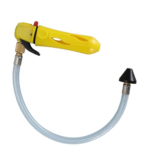 Destapacaños con rosca para tuberías de condensado de aire acondicionado, material ABS, limpieza eficiente con CO2, drenaje rápido (Amarillo) miniatura 2