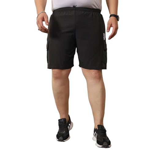 Image of Bigbanana Plus Size Men's Regular Fit Solid Shorts