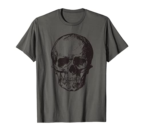 Vintage Skull Day of the Dead Funny Skeleton Anatomy Camiseta