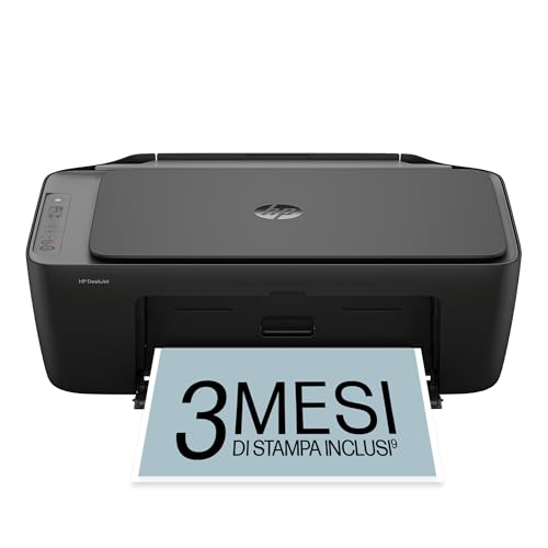 HP DeskJet 2920 89F97B, Stampante Multifunzione a Getto d'Inchiostro A4 a Colori, Fronte e Retro Manuale, 7,5 ppm, Wi-Fi, Smart, 3 Mesi di Inchiostro Instant Ink Inclusi, Bianca