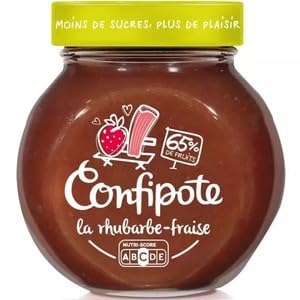 Materne Confipote Fraise & Rhubarbe Allegee 350g Materne Confipote "Light" Strawberry & Rhubarb 350g