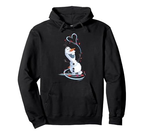 Frozen Olaf Schneemann Herz Pullover Hoodie, Unisex für Erwachsene,...