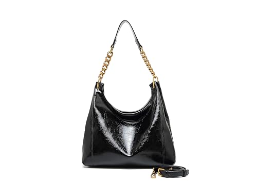 Shoulder Bag for Women - Small Shoulder Purses - Top Handle Structured Handbags - Adjustable Strap Vegan Leather