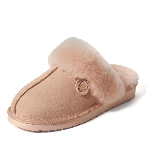 Image of Fireside by Dearfoams womens Sydney Genuine Shearling Scuff