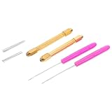 Hohopeti Doll Reroot Tool Kit Set mit Austauschbaren Nadeln und Halterung Langlebiges DIY Puppenhaarreparatur Werkzeug für Haarersatz und Puppenrestaurierung Vielseitig für