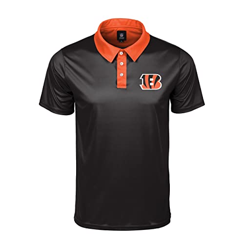 Polo de manga corta NFL transpirable con cuello clásico de botones