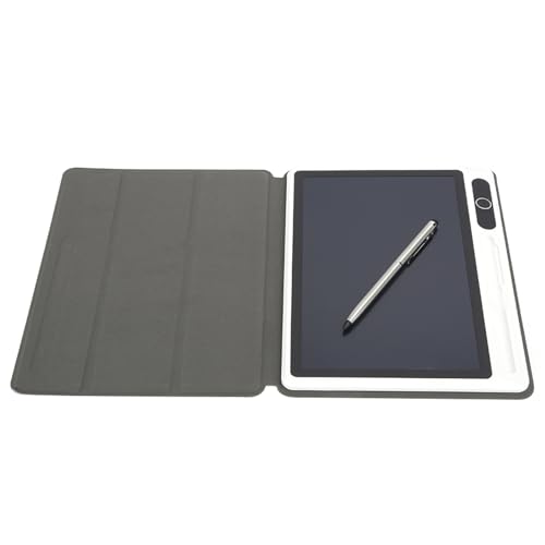 Digitales Notizbuch, Digitales Notizbuch mit Stift mit 9 -Zoll -Geschäftsbedarf Handmalwerkzeug Smart Notebook für Frauen Mann Elektronischer Notizblock LCD -Tablet (schwarz (mit Lederetui)) (Rot