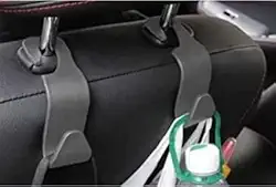 2 gancho para encosto de banco de carros para sacolas bolsas