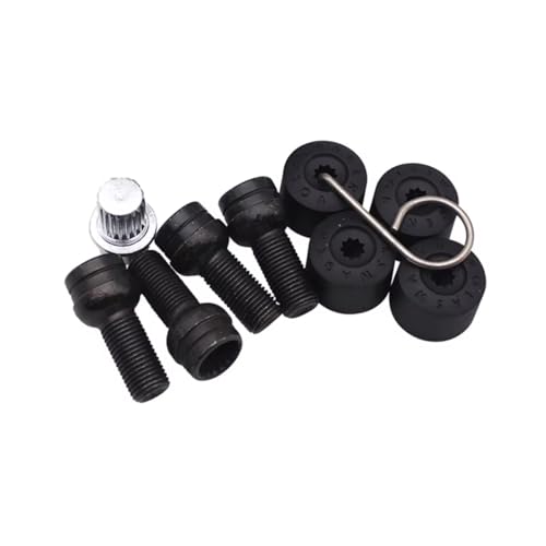 Tornillos de rueda de acero M14 para VW Bora Kit de tuercas de seguridad antirrobo 1K0698137