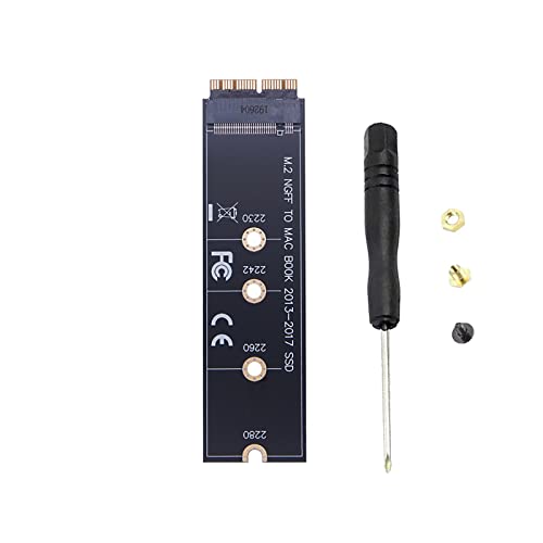 Adaptador M2 Macbook Air Adaptador Nvme Pcie NVME/AHCI SSD Kit de actualización para MacBook Pro 2013 2015 MacBook Air 2013 2017