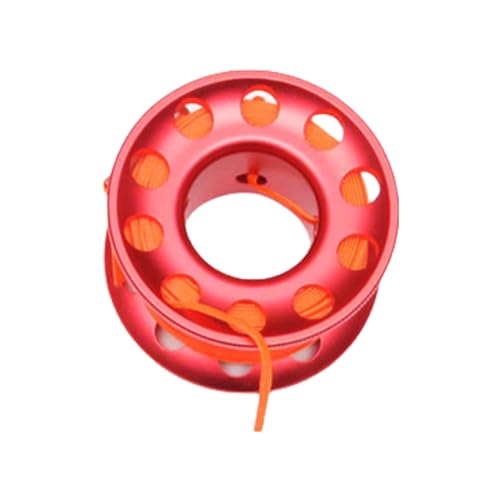 Carrete de buceo con clip, aleaciones de aluminio, carrete de buceo libre para buceo submarino