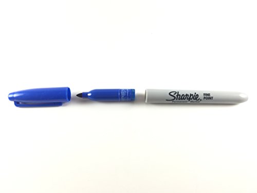 1 Blue Secret Sharpie Marker Stash Can Diversion safe Container Pill Geocache
