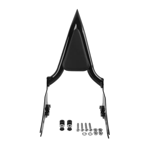 Dossier passager noir Softail pour stopper la fatigue lombaire en Street Bob