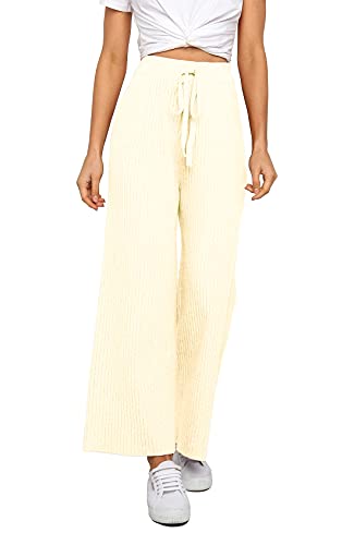 ララ　hyke　WIDE RIBBED SWEATER PANTS WIDE RIBBED SWEATER PANTS-ワイドリブセーターパンツ-HYKE