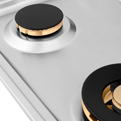 Zline 30 In. Dropin Cooktop With 4 Gas Brass Burners (Rc-Br-30) #TOP4