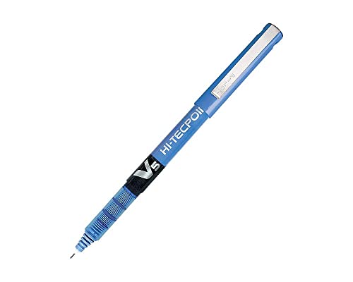 Image of Pilot Hi-Tecpoint V5 Liquid Ink Rollerball Pen - Fine Tip - (Blue, Black, Red, Green)