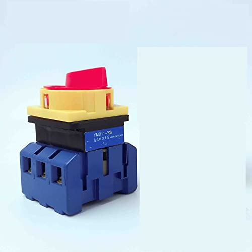 Interruptor de aislamiento 100A 3P de leva y selector de cambio de 2 posiciones YMD11-100 con tornillos 5