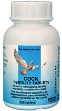 Cock Fertility 50 Tablets for Racing Pigeons and Cagebirds
