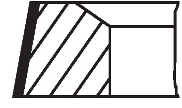 MAHLE ORIGINAL 001 RS 11128 0V0 Kit fasce elastiche Fasce elastiche per motore Fasce elastiche per pistoni