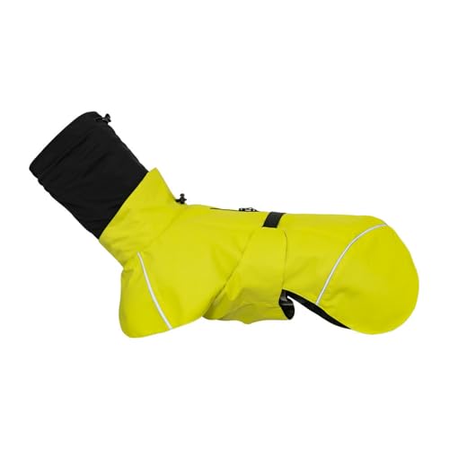 IUOUTG 小型犬用レインコートポンチョ、防水フルボディペットアウトドアスポーツジャケット、シュナウザーのハイキングやキャンプ用の反射ストリップ付き -3XL