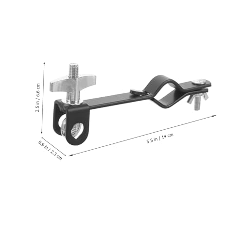 Abrazadera para cowbell HANABASS, soporte metálico para percusión, diseño seguro y estable para uso diario y rendimiento mejorado miniatura 7
