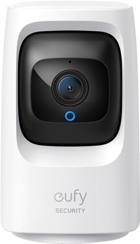 eufy Security Solo IndoorCam P24 4MP Pan & Tilt Wi-Fi Security Indoor...
