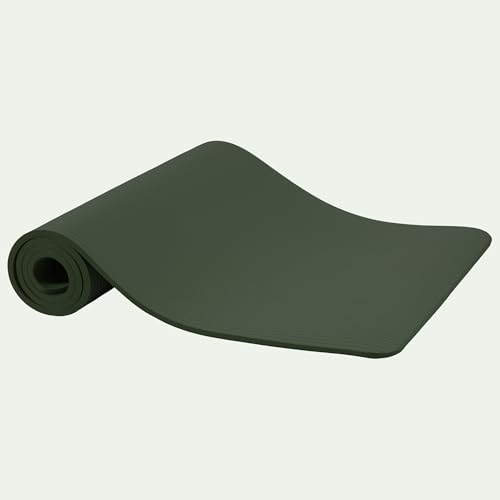 Image of BalanceFrom GoYoga All-Purpose 1 /2-Inch Extra Thick High Density Anti-Tear Exercise Yoga Mat with Carrying Strap