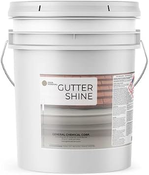 DeckGeneral Gutter Shine - Industrial Strength Cleaner Concentrate for Sparkling Gutters - Nonflammable & Low VOC Solution- Quick & Efficient Solution for DIY Enthusiasts and Experts - 5 Gallons