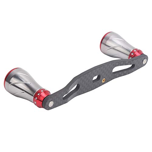 Carretes de pesca con cebo manivela de carbono de 95mm para sustitución 3