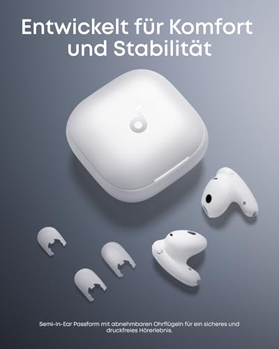 soundcore by Anker Liberty Buds, Kabellose Bluetooth Earbuds, Schnellladen – Ansicht 2