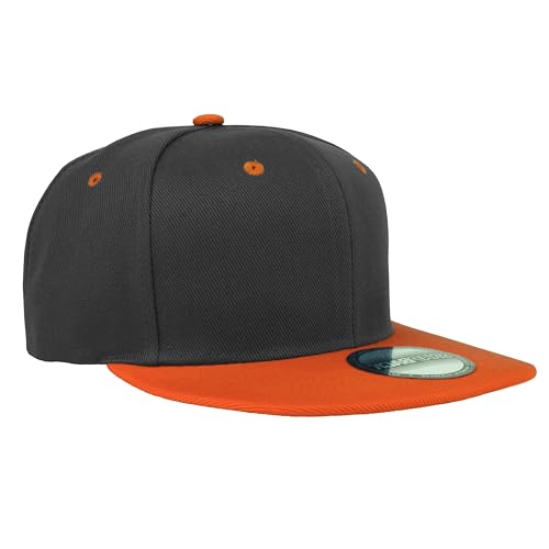 Image of Gelante Snapback Hats for Men - Flat Bill Brim Baseball Cap Hat - Plain Blank Adjustable