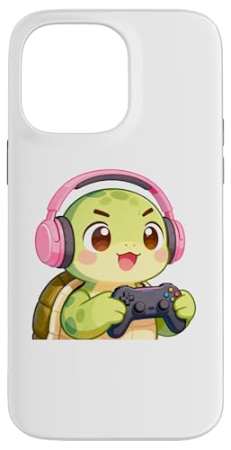 Turtle Playing Video Game Reptiles Testudines Gamers �X�}�z�P�[�X iPhone 14 Pro Max �p