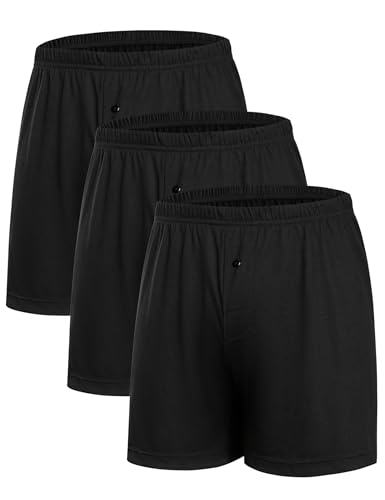 Image of Uniexcosm Men's Boxer Shorts Loose Fit 3-5 Pack Soft Shorts