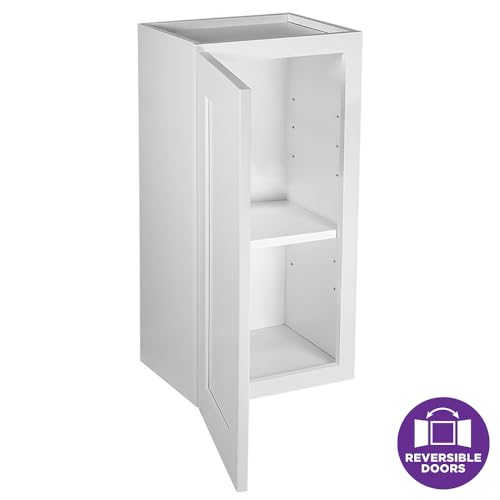 Image of Design House Brookings Kitchen Wall Cabinet, 12 inch, White