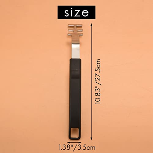 AIDIRui 2 Stück hitzebeständige Grillrostheber Anti-Verbrühung Grillrost Heber Werkzeug BBQ Werkzeuge Zubehör für Camping