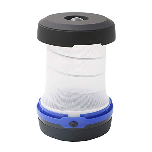 Hangrow Lampe de camping pliable d'extérieur - Lampe de camping pliable - Trois modes d'éclairage - Étanche - Lampe de tente LED Cover