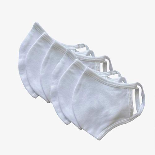 HANASCAR Fashion Protective Face Masks, Cotton Masks, Washable, Reusable Masks - Pack of 6
