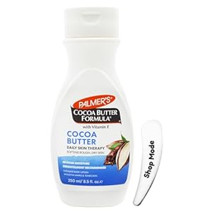 Palmer’s Cocoa Butter Body Lotion 250ml with Cosmetic Spatula – Deep Moisturising Daily Skin Therapy with Vitamin E – For Dry Skin, Tones & Smooths Marks, 48 Hour Hydration
